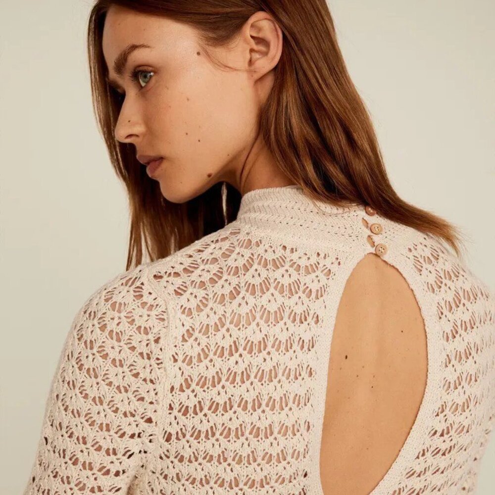 Mango crochet knit dress Limited Edition